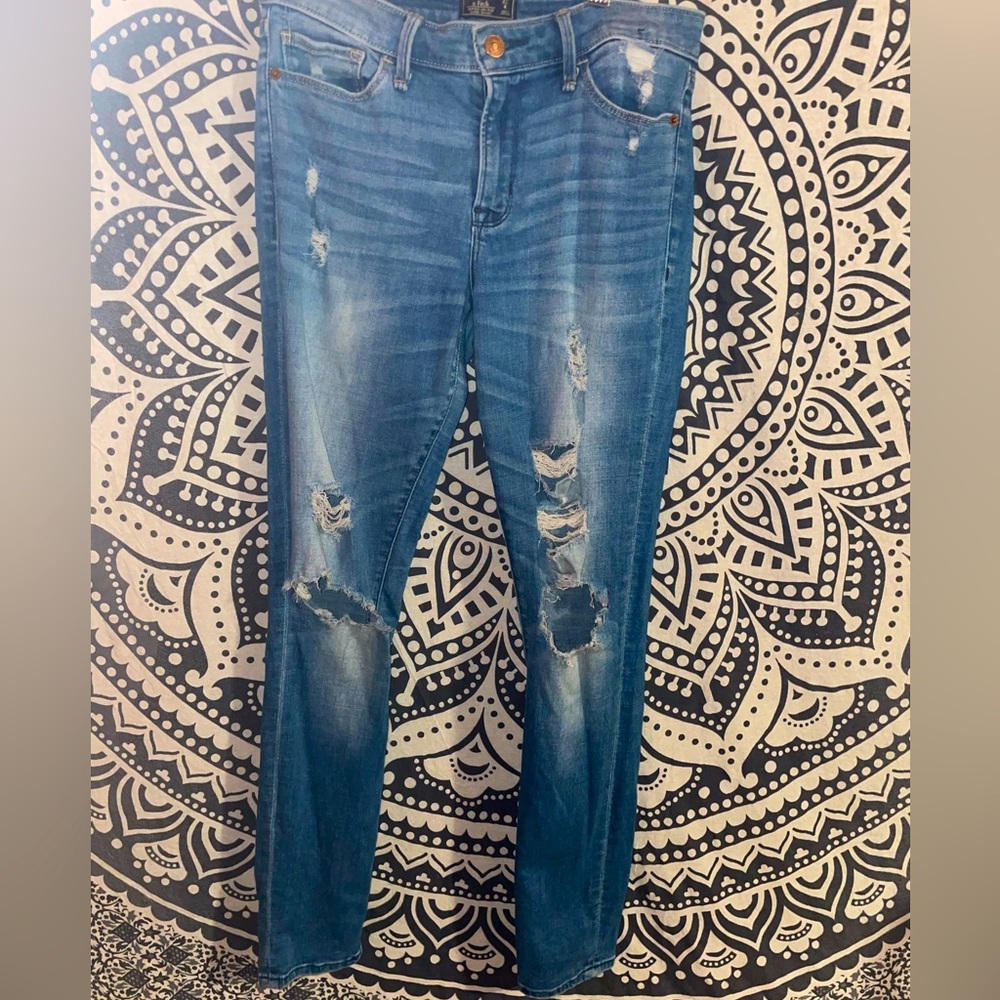 ABERCROMBIE & FITCH low rise skinny jeans